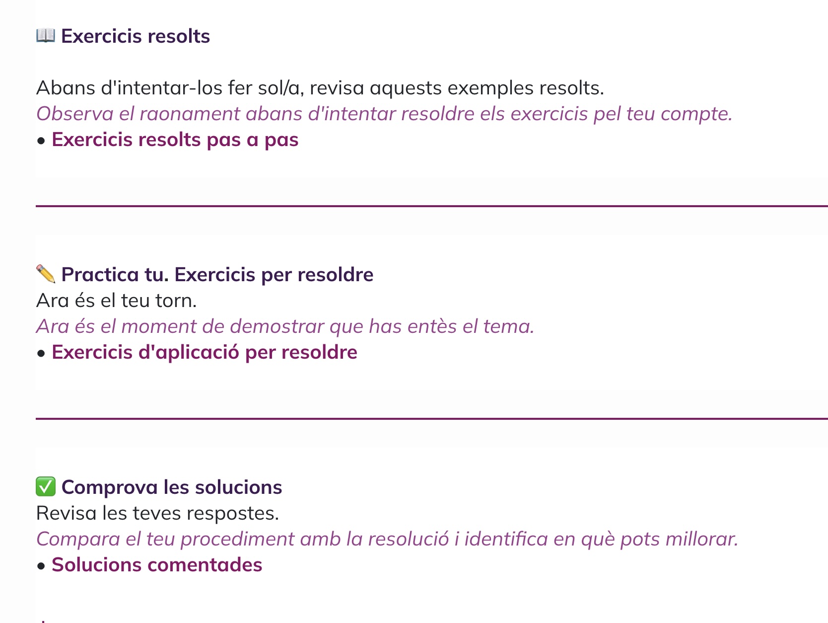 Guia de pràctica amb exercicis resolts i propostes